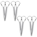8 Pcs Tongue Scraper Stainless Steel Tongue Cleaners Wide Head Tongue Cleaner Tool Reduce Bad Breath Tongue Scrapers for Fresh Breath