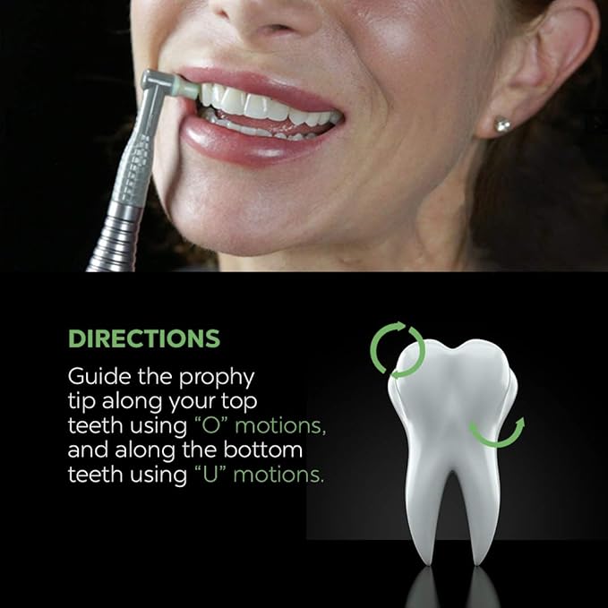 Brighter Image Lab Bilistic Pro Series Dental Tooth Polisher | Professional Dental Teeth Cleaning & Bleaching Modern Electric Toothbrush Corded | Removes Buildup and Freshens Breath