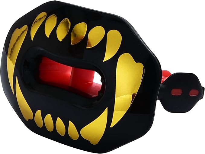 Oral Mart Flag Football Mouth Guard with 3D LipFit Design for Kids - Youth Tackle Football Mouthguard (No Boil) Cool Instant Fit Lip Guard Mouthpiece for Braces (Detachable Helmet Strap Included)