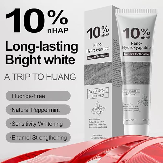 Hydroxyapatite Toothpaste SP-6 Probiotic Toothpaste Set for Enamel Protection and Tooth Strengthening Fresh Breath Gum Health Fluoride-Free whitening toothpasteToothpaste for Sensitive Teeth (2)