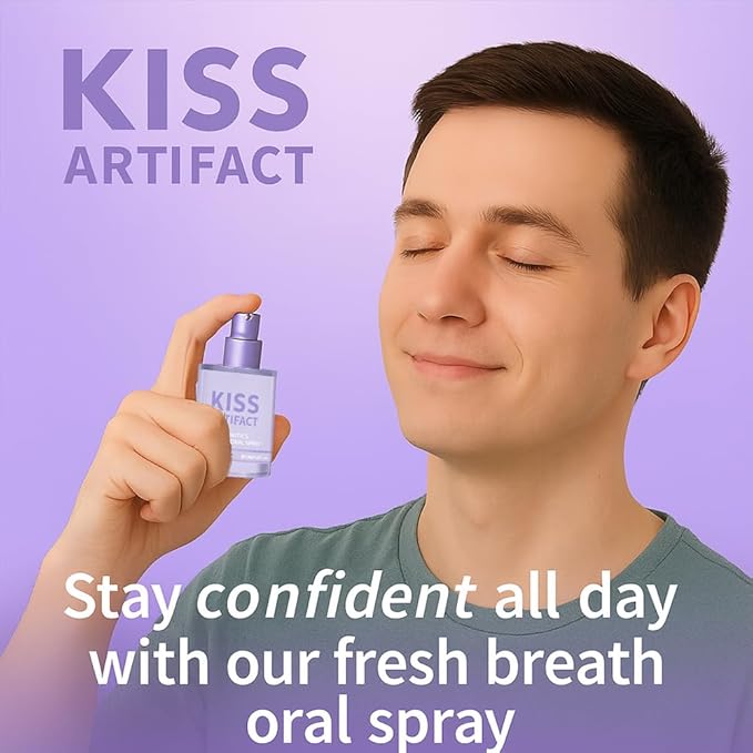 Oral Spray – Fresh Breath Support, Cooling & Refreshing Effect, Compact Travel-Friendly Design – Ideal for On-The-Go Breath Freshening (2Pack)