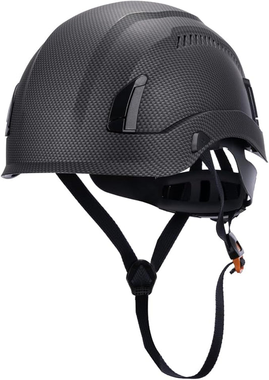Land Helmets EcoPro Safety Helmet - ANSI/ISEA Z89.1-201 Type 1 Class C Vented - OSHA Approved - Lightweight Helmet with 6 Pt Suspension for Arborist, Industrial & Fall Protection