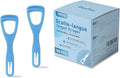 Tongue Cleaner, Tongue Scraper, Disposable, Plastic Scraper, Clean Tongue, Promote Fresh Breath, Includes Safe Fold- Back Tooth Pick, 100 Count