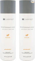 CariFree Maintenance Rinse, Citrus Flavored, Anti-Cavity Fluoride Mouthwash, Dentist Recommended, Prevents Oral Decay, Freshens Breath, Alcohol-Free, Neutralizes pH, 16 Fl Oz (Pack of 2)