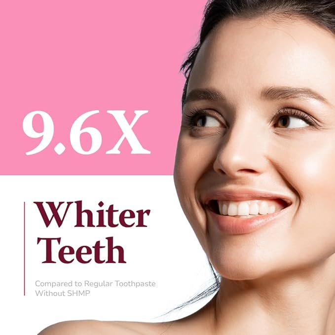 HIMALAYA PINKSALT Intensive Whitening Toothpaste - Teeth Whitening, Deep Stain Remover with Fluoride, Appropriate for Sensitive Teeth, Peroxide Free, Pink Toothpaste - Spearmint, 4.2 oz (3 Packs)