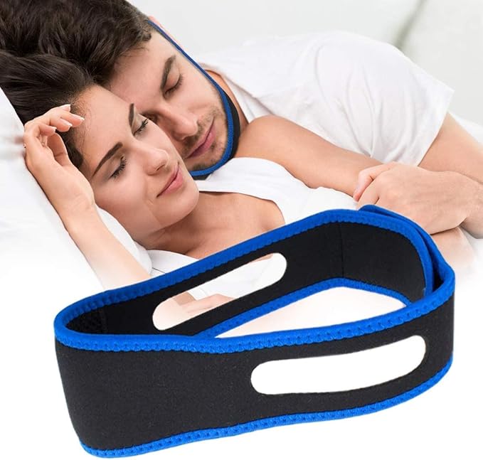 2025 Model Anti Snoring Chin Strap, Stop Snoring Chin Straps for CPAP Users, Jaw Strap for Sleeping,Chin Straps to Keep Mouth Closed for Sleeping Better, Cpap Chin Strap for Sleep for Men-Women