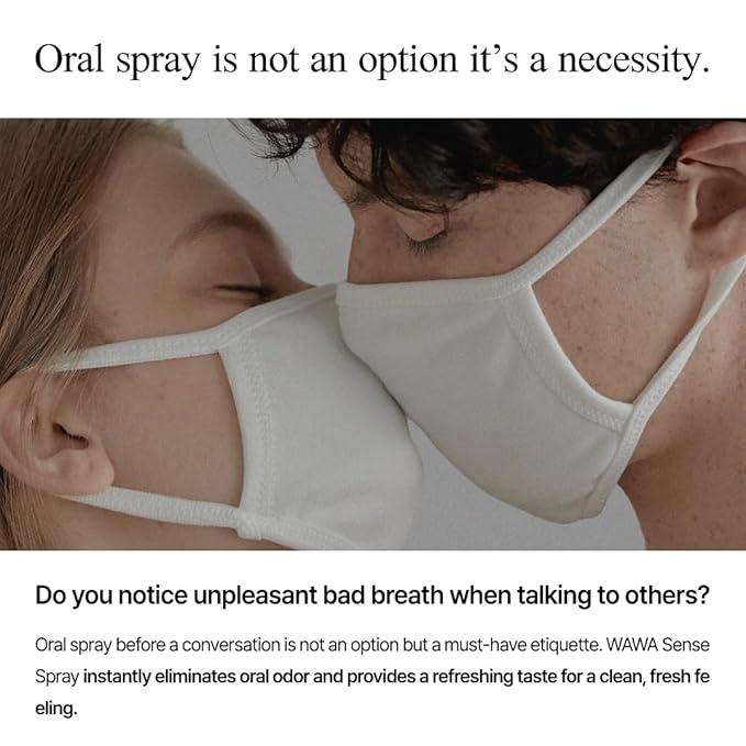 ROROBELL Wawa Sense Spray Oral Care Mouth Freshener Fights Bad breath ((1/3 Fl Oz (Pack of 1)))