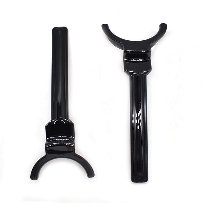 Angzhili 8 Pcs Dental Lip Retractor,Dental Photography Retractors,Black Orthodontic Lip Retractor (Small)