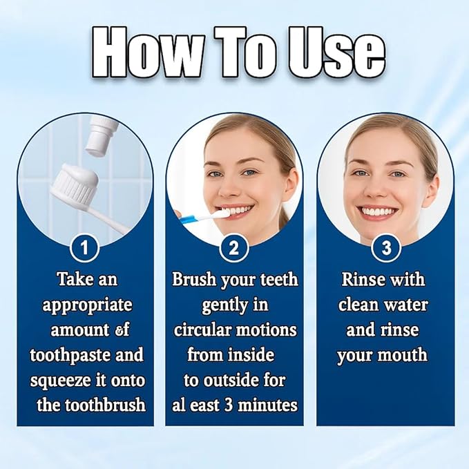 7.5% Hydroxyapatite Toothpaste – Fluoride-Free Whitening & Enamel Support, Gentle Nano Formula for Sensitive Teeth, Fresh Mint, Natural Daily Care