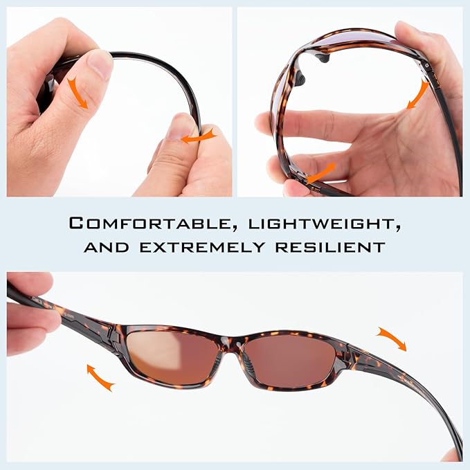 KastKing Hiwassee Polarized Sport Sunglasses for Men and Women, Wrap Sunglasses for Fishing Cycling and Running,UV Protection