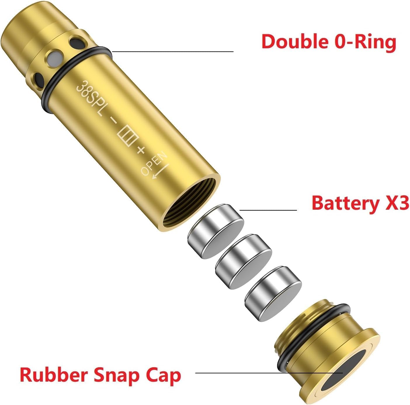 Laser Training Cartridge for .38SPL/.357mag/9mm and Laser Trainer Target for Dry Fire Training System Dry Fire Practice and Shooting Training