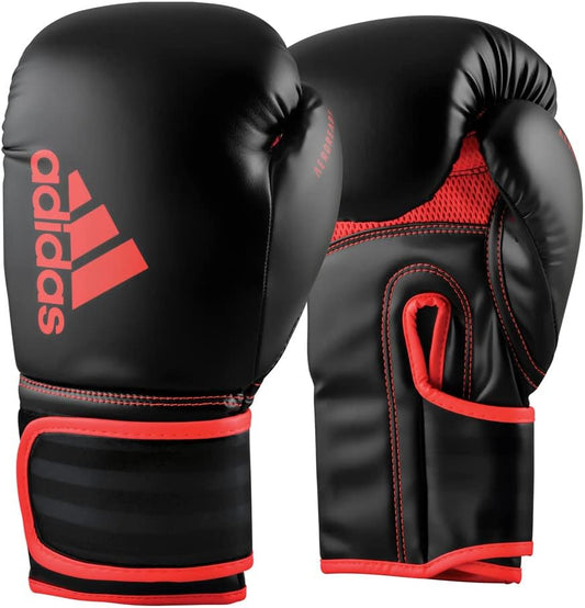 Adidas Hybrid 80 Boxing Gloves - Adult Boxing Gloves for Men & Women - Heavy Bag Gloves, Kickboxing Gloves for Women, MMA Sparring Gloves, Punching Bag Gloves for Men
