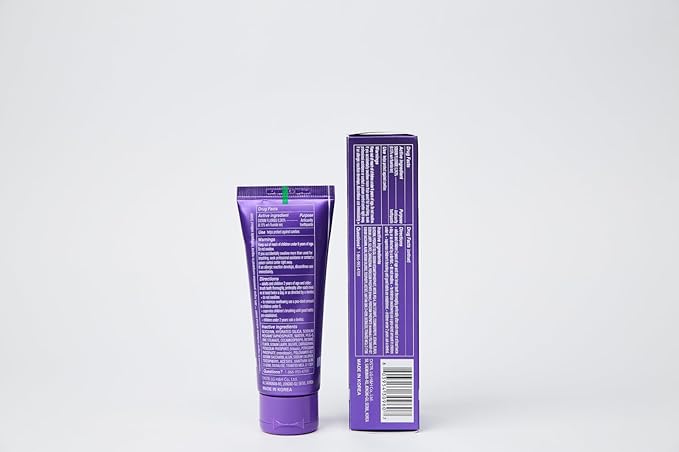 HIMALAYA PINKSALT Purple Whitening Toothpaste - Teeth Whitening, Deep Stain Remover with Fluoride, Plaque Remover, Appropriate for Sensitive Teeth, Peroxide Free - Vanilla Mint, 3.5 oz