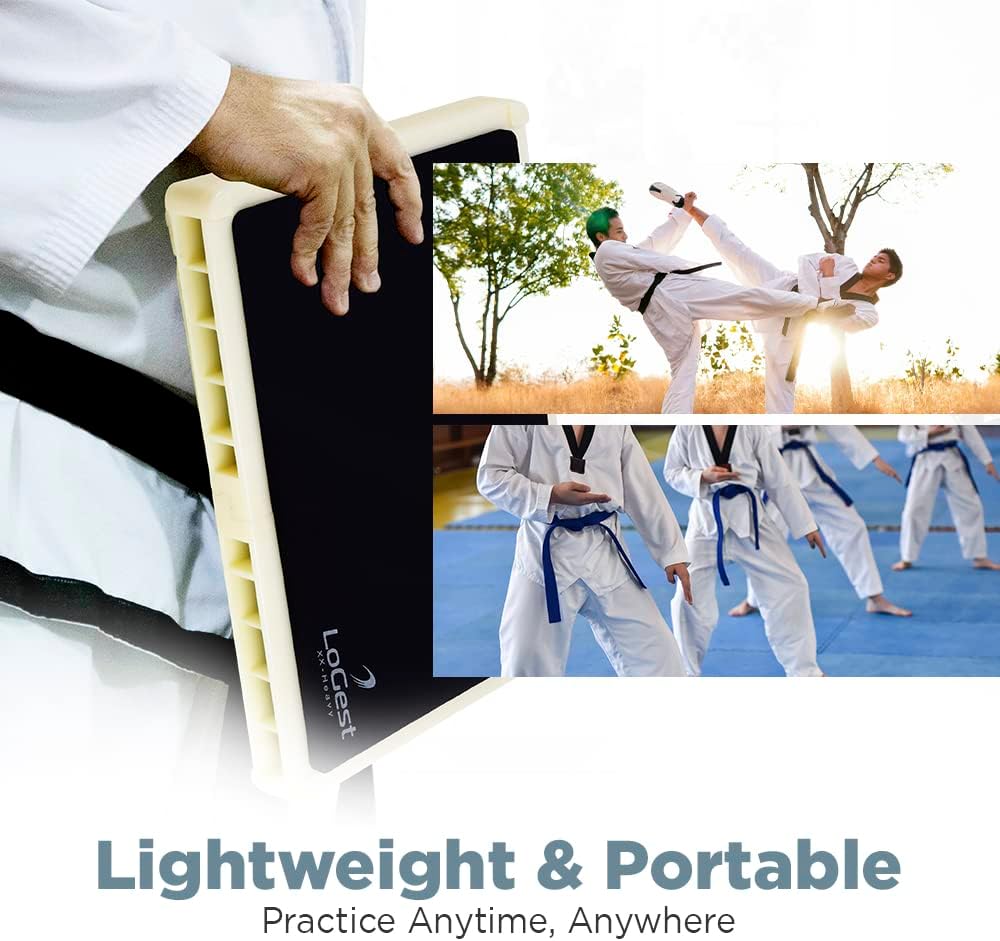 Logest Rebreakable Boards Martial Arts - Taekwondo Karate MMA Boards - Reusable Plastic Training Breaking Boards for Kids & Adults Available in 6 Levels of Difficulty Taekwondo Boards for Breaking