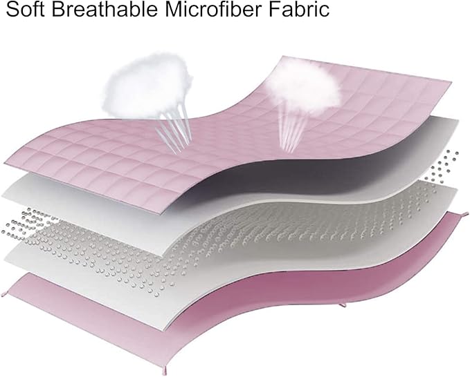 L'AGRATY Weighted Blanket - 48"x72" 20lbs Cooling Breathable Heavy Blanket Microfiber Material with Glass Beads for Adult All-Season Summer Fall Winter Soft Thick Comfort