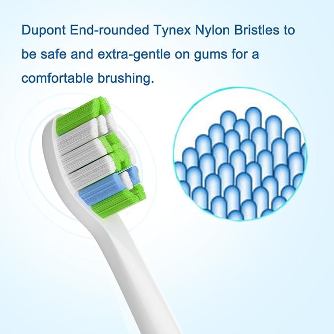 Replacement Toothbrush Heads(10-pc) Compatible with Philips Sonicare Electric Tooth Brush Electric Tooth Brush Refill