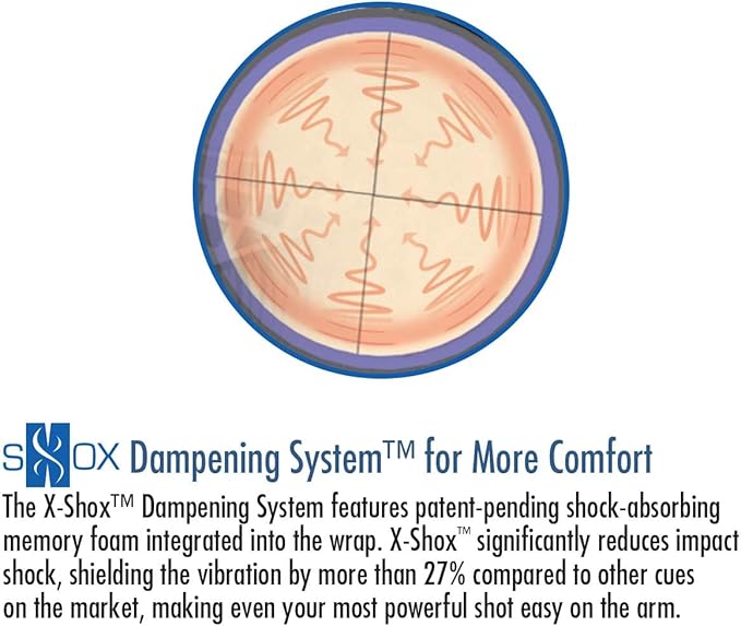Lucasi Hybrid LHC97 Natural Birds-Eye Maple with Blue Crushed Velvet Inlays Technology Cue