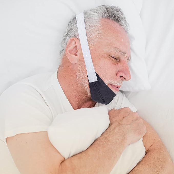 PalpitateC Upgrades Chin Strap Effective Mouth-Snoring Relief, Anti Snoring Men Women Universal, Adjustable Snoring Solution Effectively Regulate Snoring and Regulate Sleep, Chin Strap Resmed - 1 Pack