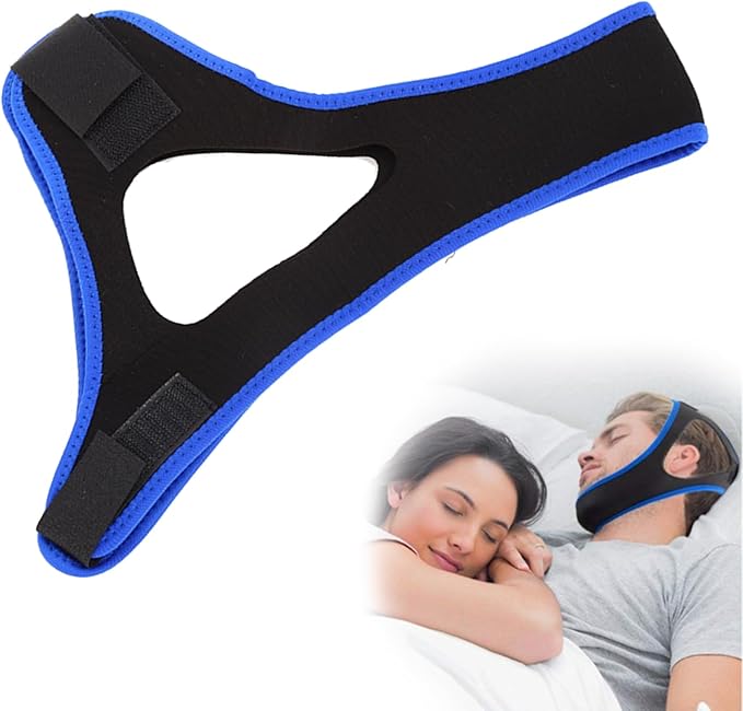 Airflow Jaw Strap, Adjustable & Breathable Anti Snoring Chin Strap, Effective Stop Snoring Solution Keep Mouth Closed