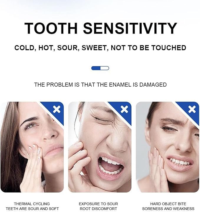 7.5% Hydroxyapatite Toothpaste for Enamel Protection, Fluoride-Free Formula with Gentle Mint, for Sensitive Teeth, Daily Protection, Long-Lasting Fresh Breath, 4.23 Oz (3)