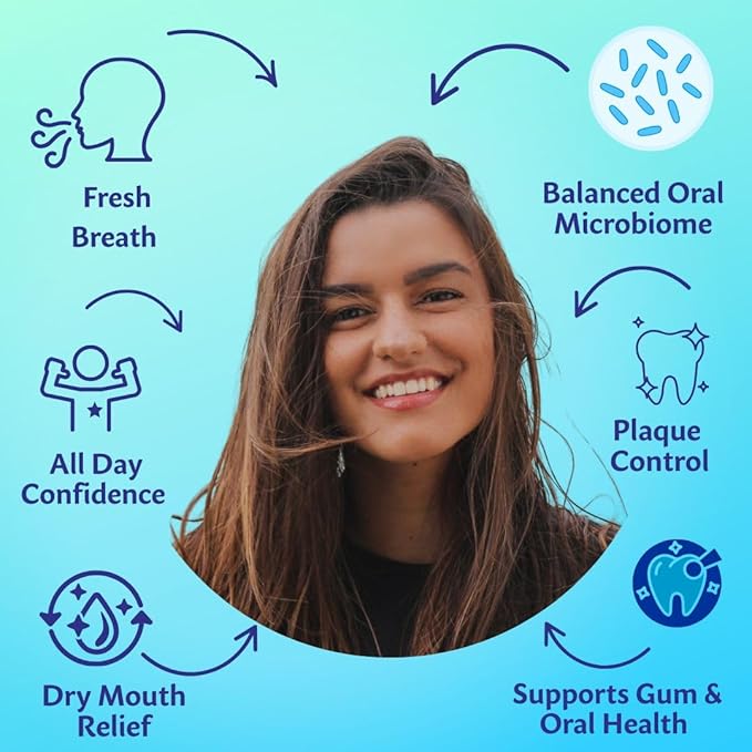 Luvbiotics Advanced Dental Hygiene with Probiotics Original Lozenges, Pack of 3