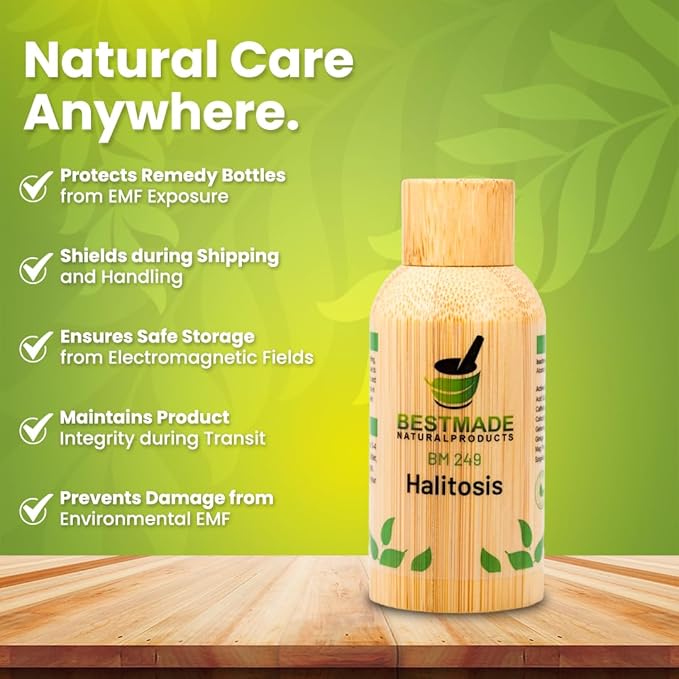 Bestmade Natural Products Halitosis, Natural Remedy for Bad Breath BM249 - Helps Improve Oral Health, Reduce Smelly Breath & Restore Healthy Bacteria in The Mouth, 30 mL Drops