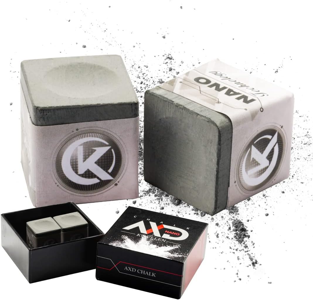 KONLLEN Pool Cue Chalk Nano Technology Billiard Chalk for Professional Tournament Dedicated Pool Chalk (Outstanding Performance, Reduce Miscue, Durable)