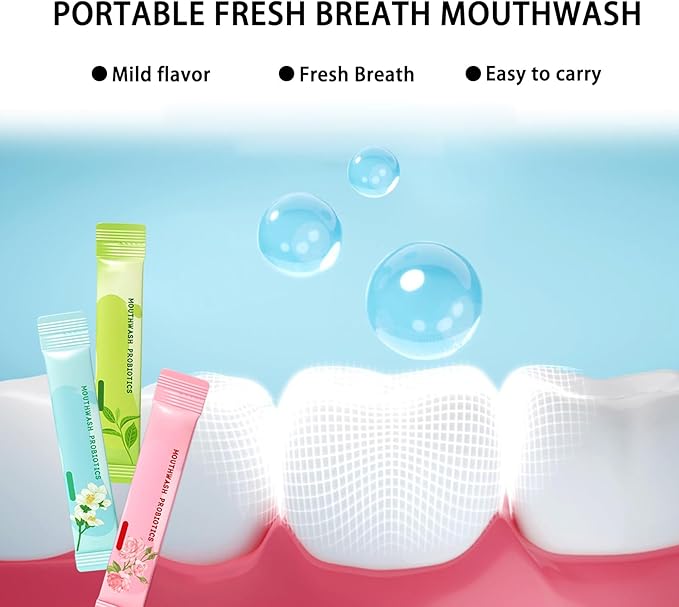 60PCS Travel Size Mouthwash,Portable Mini Mouthwash,Long-Lasting Freshness Travel Mouth Wash for Oral Care A39