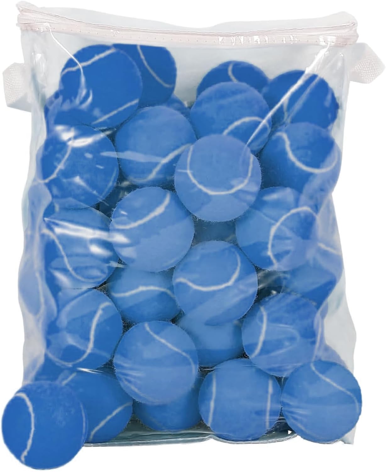 60 Pack Tennis Balls, Training Tennis Balls, Pet Dog Playing Balls, Practice Tennis Balls with Mesh Bag for Transport and Beginner Training