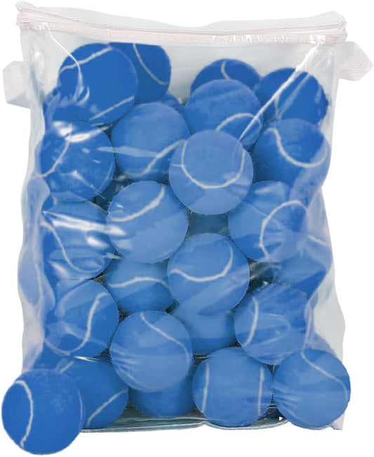 60 Pack Tennis Balls, Training Tennis Balls, Pet Dog Playing Balls, Practice Tennis Balls with Mesh Bag for Transport and Beginner Training
