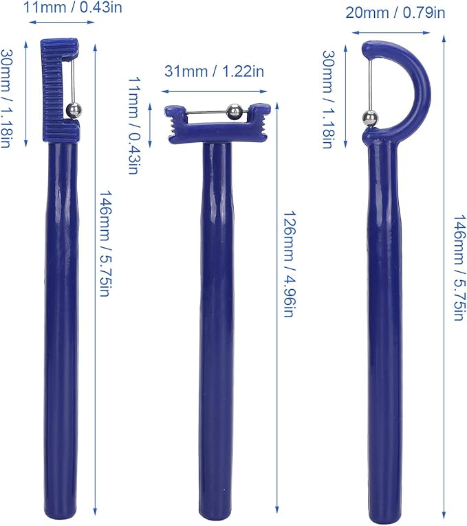 3PCS Tongue Tip Exercise Set, Speech Tools Oral Muscle Training Tool, Tongue Retaining Device for Oral Salivation, Drooling, and Dysphagia