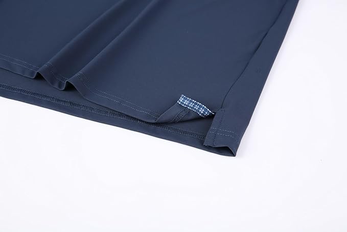 Alex Vando Mens Golf Shirt Moisture Wicking Quick-Dry Solid Short Sleeve Polo Shirts for Men