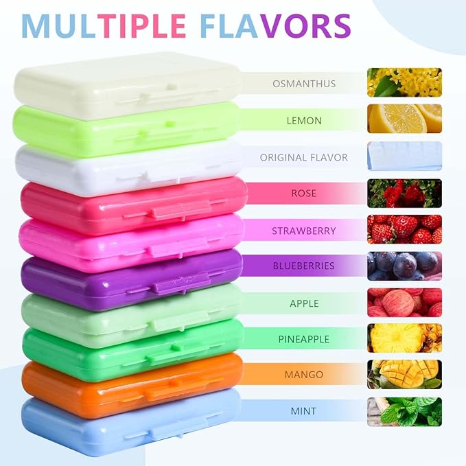 24 Pack Colorful Orthodontic Wax Dental Wax for Braces Wearer