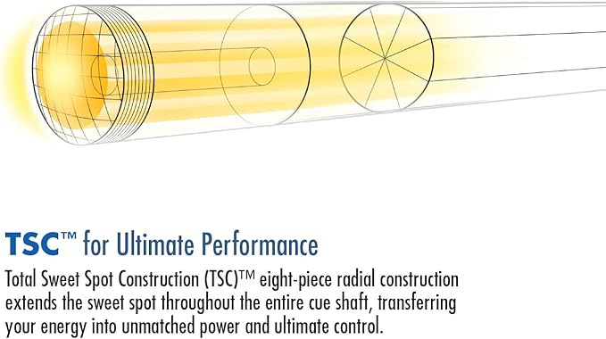 Lucasi Hybrid LHC97 Natural Birds-Eye Maple with Blue Crushed Velvet Inlays Technology Cue