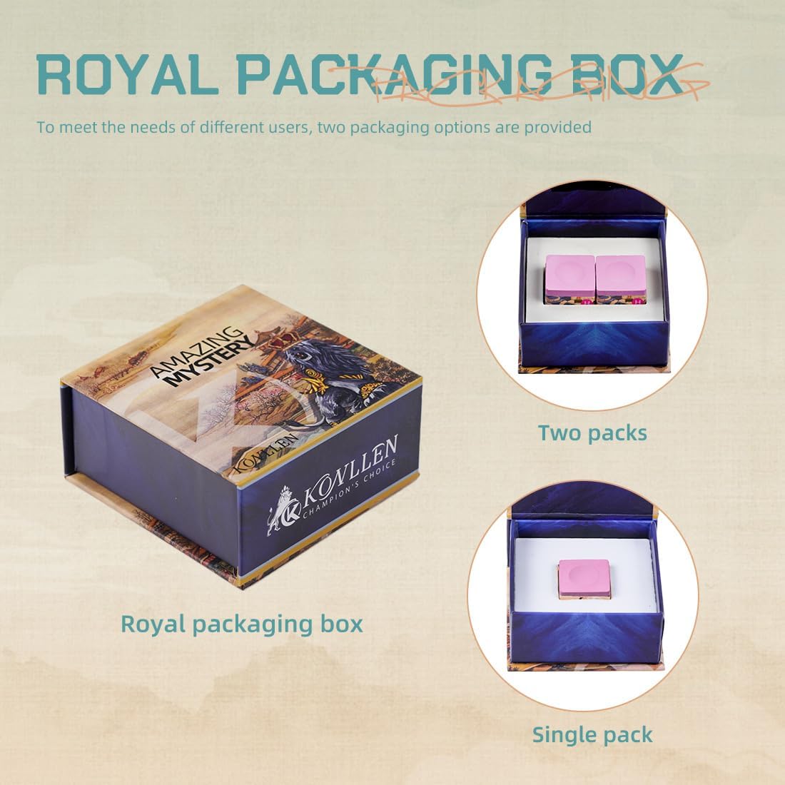 KONLLEN Pool Cue Chalk Nano Technology Billiard Chalk for Professional Tournament Dedicated Pool Chalk (Outstanding Performance, Durable)