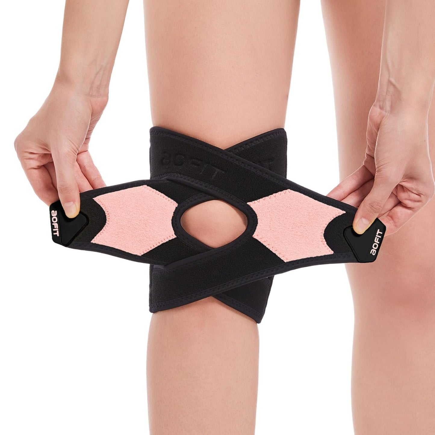 Knee Brace for Men Women Knee Pain Meniscus Tear Arthritis Patella Dislocation Best Osteoarthritis Adjustable Compression with Memory Stabilizers for ACL MCL Breathable for Injury Recovery 4XL