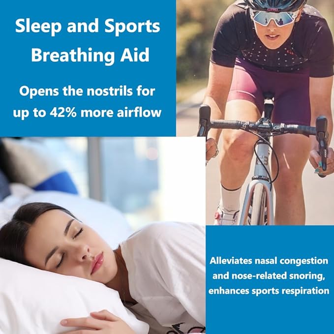 WoodyKnows Super-Support Nasal Dilator, Improves Sleep and Sports Airflow, Nasal Congestion and Nose-Related snoring aid (S 4Pack)