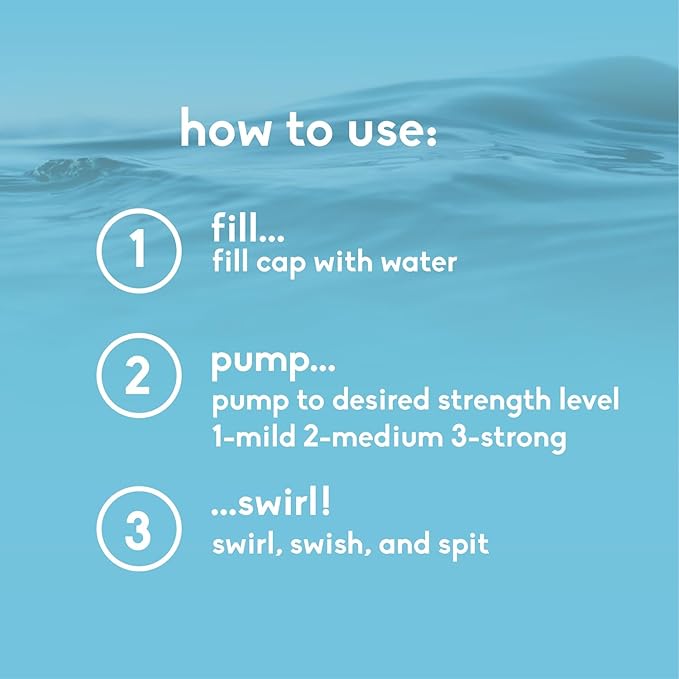 The Humble Co. Mouthwash Concentrate – Natural Mouthwash to Support Fresh Breath, Cavity Protection, Gum Health, and Helps Remove Plaque, Vegan & Cruelty-Free Oral Care, 2pk (Peppermint 3.25 oz)