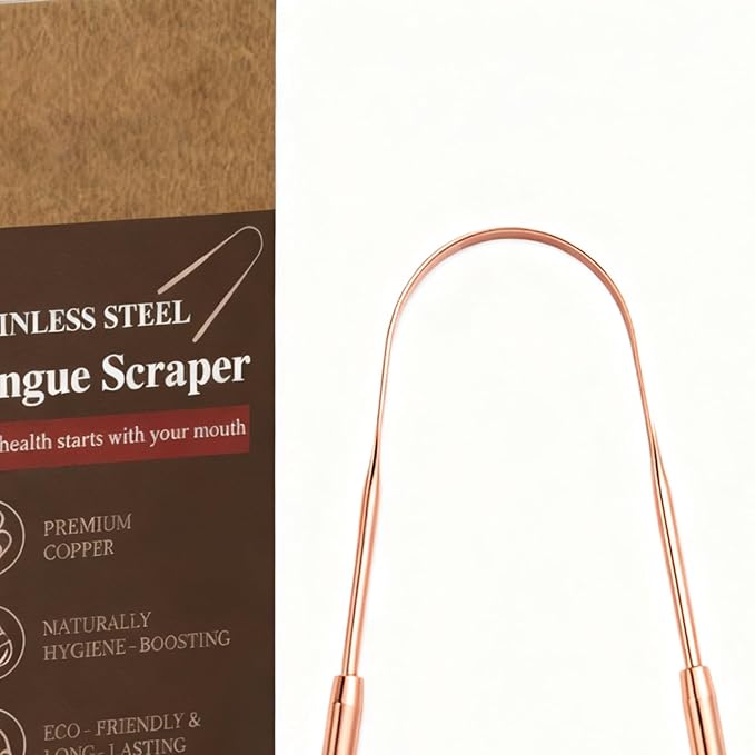 Stainless Steel Tongue Scraper,U Shape Professional Scraper | Stainless Steel Tongue Scrubber,for Women Men Travel Home Bathroom Care Hygiene Health Bad Breath
