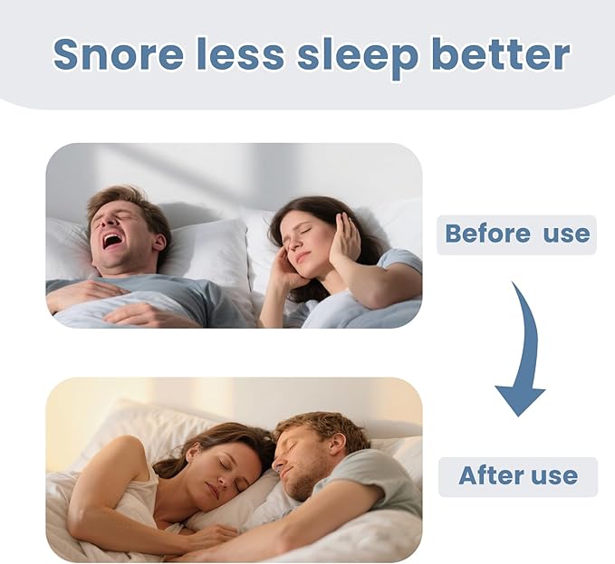 4 Pcak Nasal Dilators for Snoring, Extra Strength Nose Dilators for Breathing, Boost Oxygen Inhale, Improve Sleep Quality (2X Small & 2X Medium)