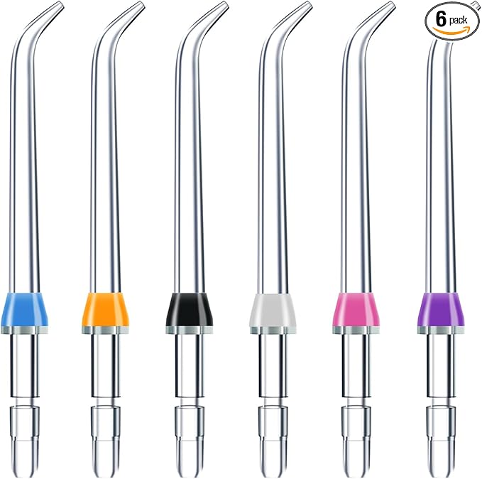 Replacement Tips for Waterpik Water Flosser Classic Jet Tips Waterpik' Replacement Parts and Other Oral Irrigators (6 Classic Jet Tips)