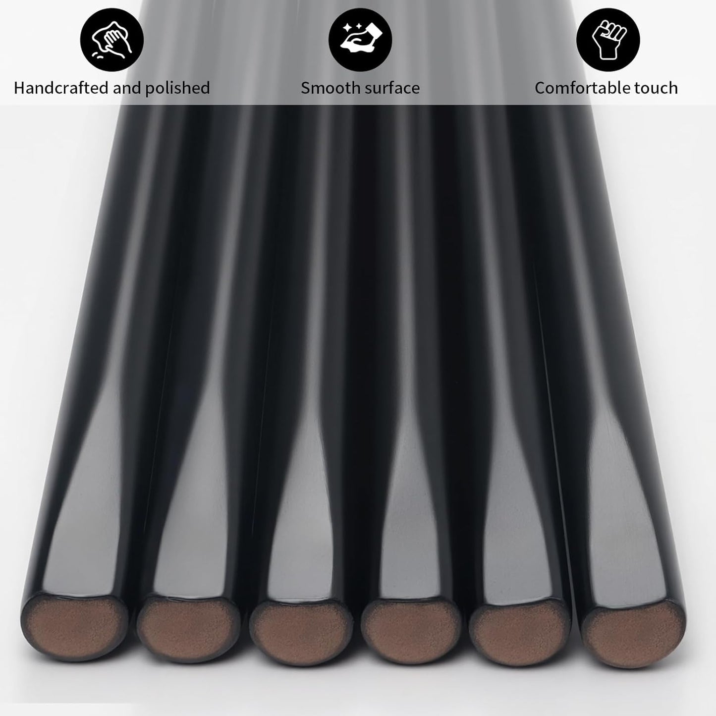 Kmise Pool Cue Sticks, 41"/57“/58" Hardwood Pool Cue Set of 4/6/8, 13OZ/20OZ with 13/10 MM Brass Tips, Table Billiard Cue Stick for Bar, Home, Billiard Room