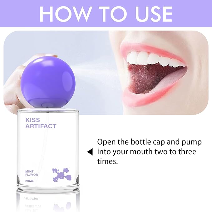 1 Pcs Probiotic Oral Spray for Long-Lasting Freshness, Alcohol-Free Oral Spray with Probiotics for Breath Care, Promotes Oral Health, Convenient Travel-Sized Breath - (20 ml / 0.68 oz)