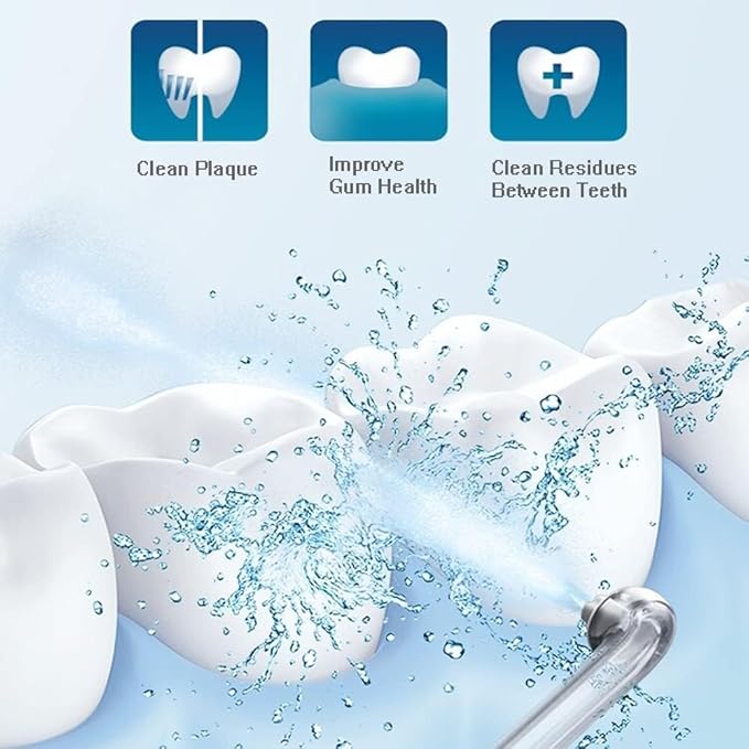 2PCS Oral Irrigator Nozzle Fit for Philips Soni care AirFloss Ultra HX8032/HX8331/HX8332/HX8340/HX8341/HX8381, Generic Soni care Flosser Replacement Heads