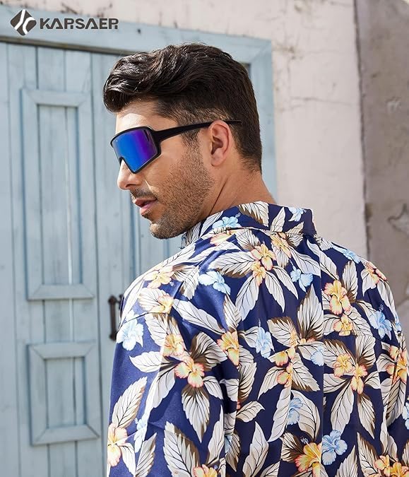 Karsaer Vision Sports Sunglasses Cycling Glasses Baseball Softball Sunglasses Unisex for Adult Youth Kids Boys Girls 8-16