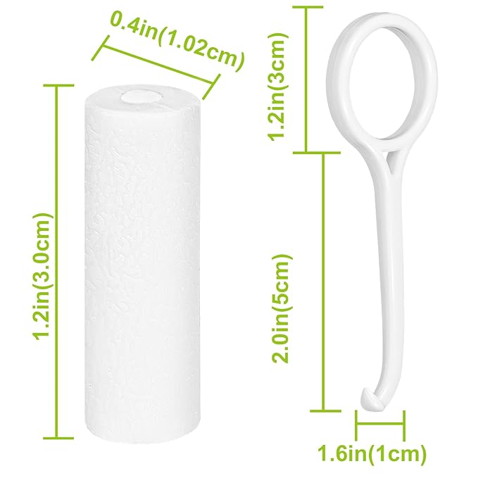 Invisalign Chewies, Chewies for Invisalign Aligners, Each Resealable Pouch Contains 2 Chewies and an Invisalign Remover Tool for Retainer and Orthodontic Care (Green Mint)