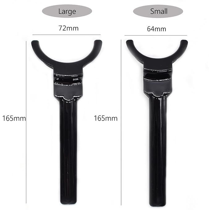 Angzhili 8 Pcs Dental Lip Retractor,Dental Photography Retractors,Black Orthodontic Lip Retractor (Small)