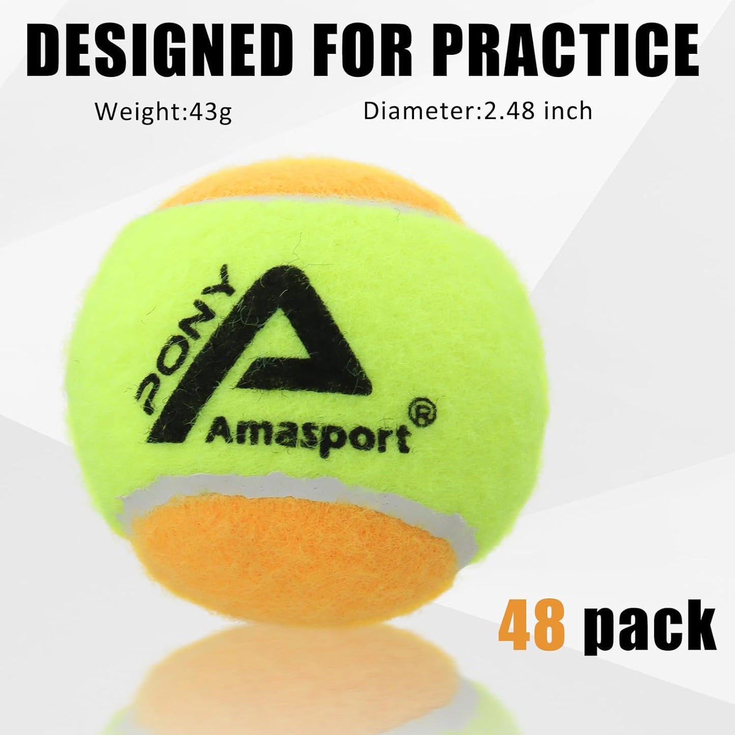 LITIAN Kids Tennis Balls – 50% 75% Low Compression Red Orange Balls with Durable Felt – Softer Than Regular Tennis Balls, Great for Youth Training & Dog Play (12 & 30 Pack)