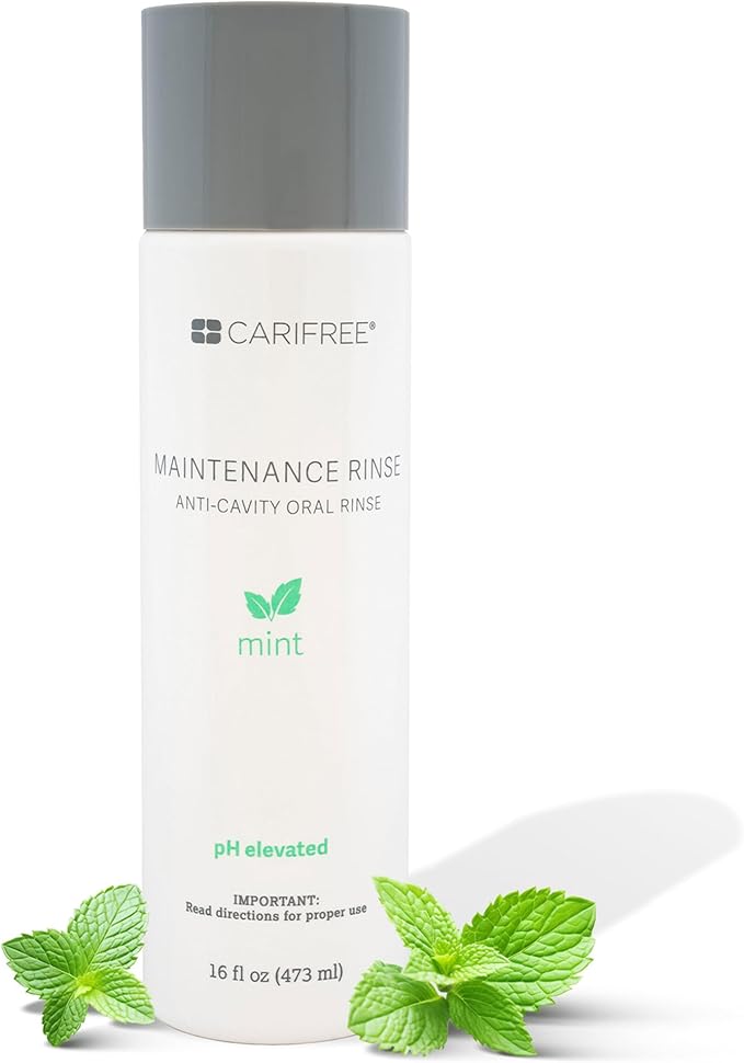CariFree Maintenance Rinse, Mint Flavored, Anti-Cavity Fluoride Mouthwash, Dentist Recommended, Prevents Oral Decay, Freshens Breath, Alcohol-Free, Neutralizes pH (Previously CTx3)