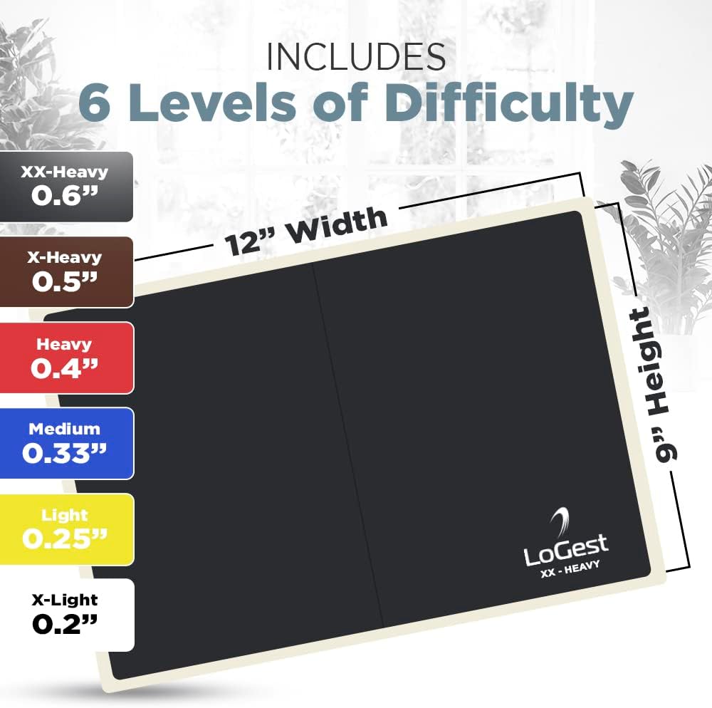 Logest Rebreakable Boards Martial Arts - Taekwondo Karate MMA Boards - Reusable Plastic Training Breaking Boards for Kids & Adults Available in 6 Levels of Difficulty Taekwondo Boards for Breaking